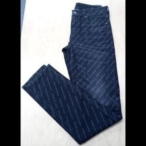 American Eagle Outfitters skinny All Over Logo print size 30 x 34 street wear